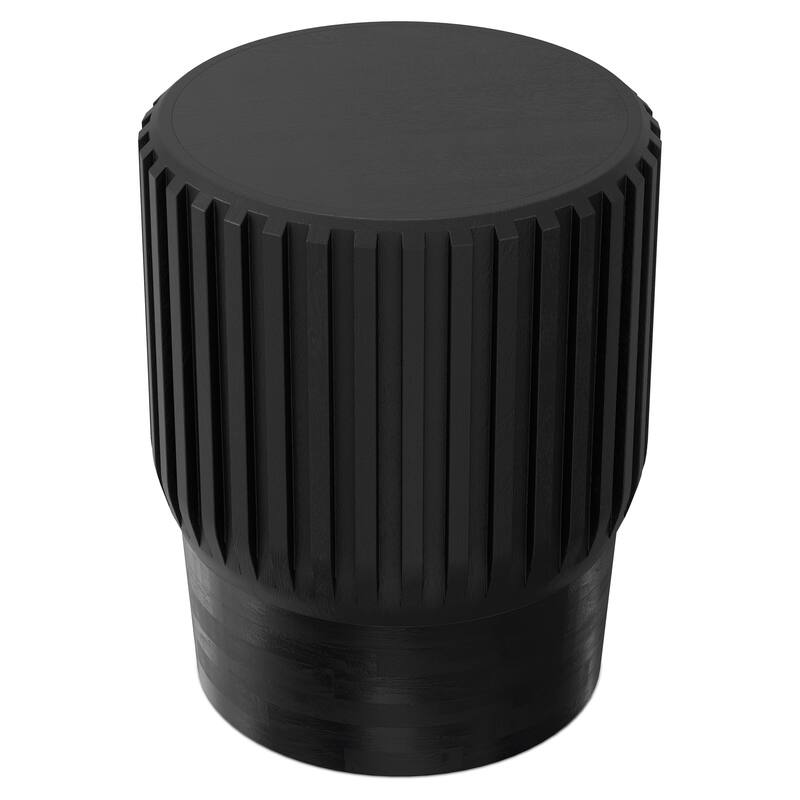 WyndenHall Melvin 16 inch Wide Solid Mango Contemporary End Table & Fully Assembled - 16" D x 16" W x 20" H