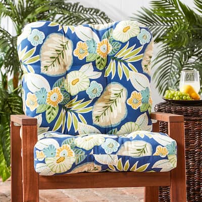 Crescent Topical Outdoor 21-inch x 42-inch Seat/Back Chair Cushion by Havenside Home - 21w x 42l