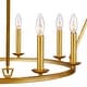 preview thumbnail 6 of 7, KAWOTI 40" 20-light Modern Adjustable Wagon Wheel Chandelier, 2-Tier