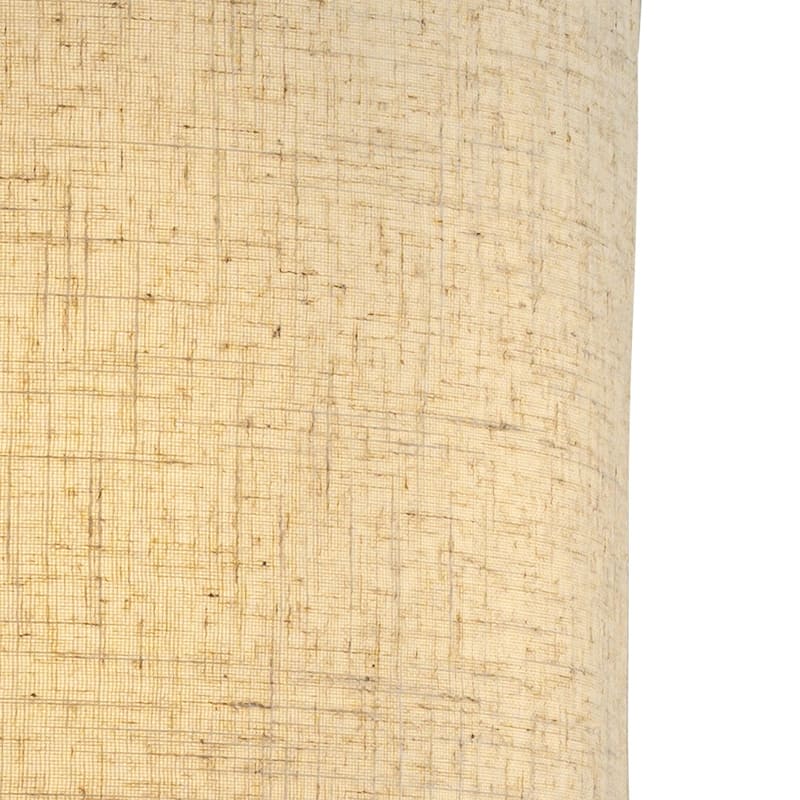 1-Light 22'' Modern Coastal Natural Rectangular Travetine Table Lamp With Beige Linen Shade For Bedroom and Living Room(2-Pack)