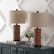 preview thumbnail 12 of 14, Enzo 25" Coastal Water Hyacinth LED Table Lamp, (Set of 2), by JONATHAN Y