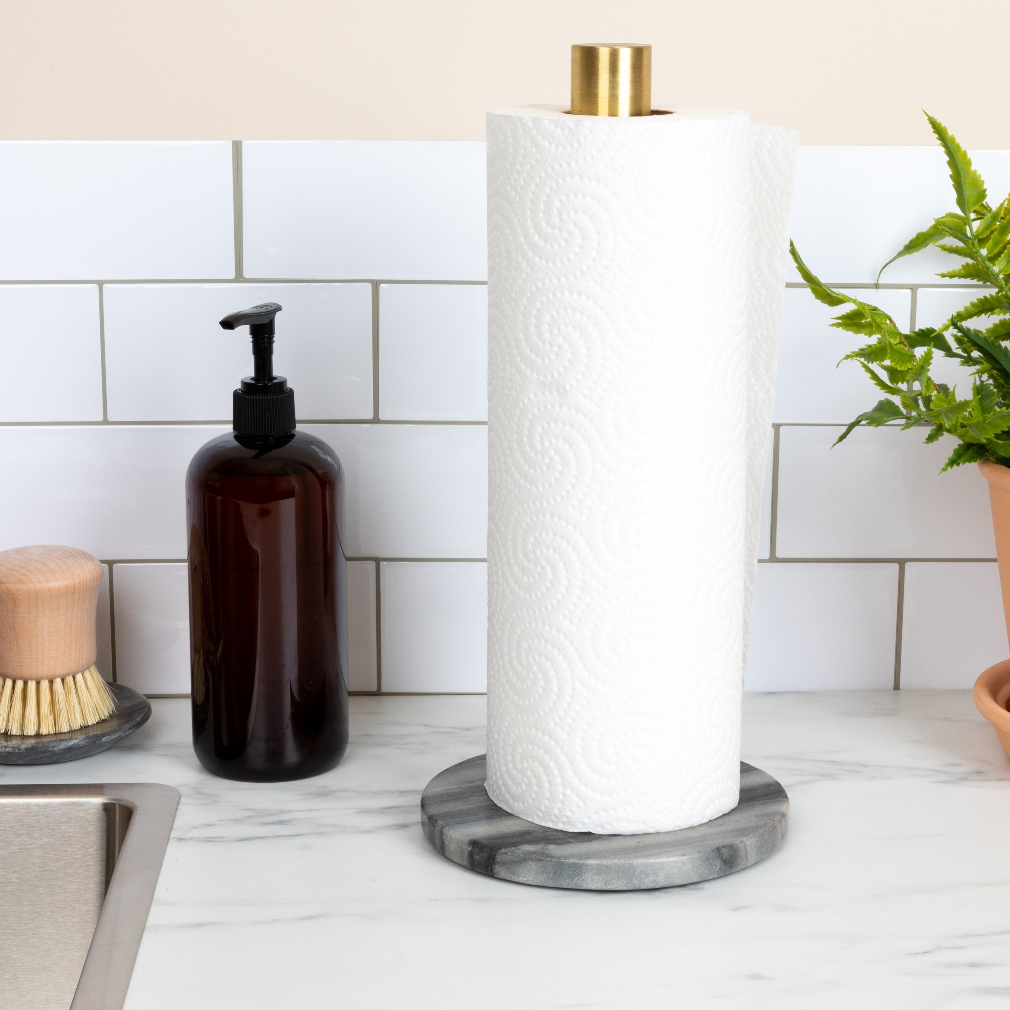 Marble paper towel holder bed cheap bath and beyond