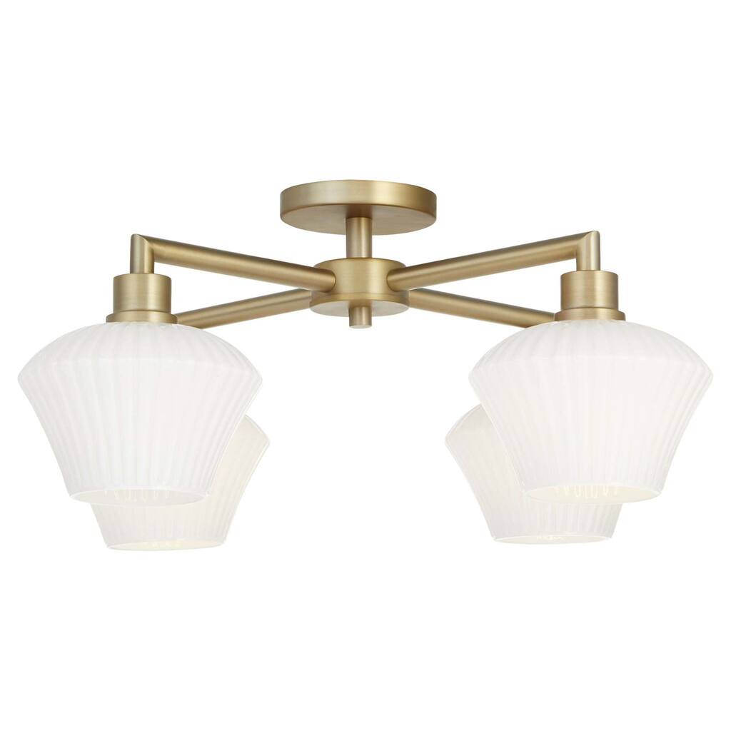 Quorum International 3221-26 Wallinger 4 Light 26" Wide Flush Mount