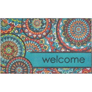 Mohawk Home Welcome Bohemian All Weather Recycled Rubber Door Mat