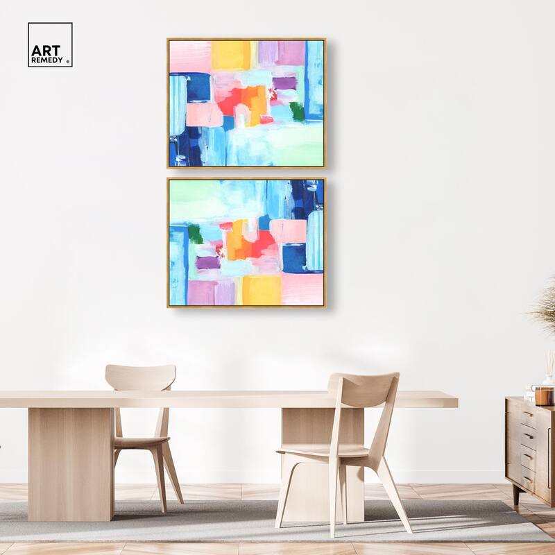 Navy Red Hustle Sneaker Canvas by Art Remedy