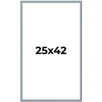 25x42 Frame Rustic Sky Blue Solid Wood Picture Frame | 0.75 Inch
