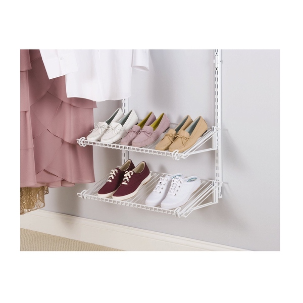 Rubbermaid shoe shelf sale