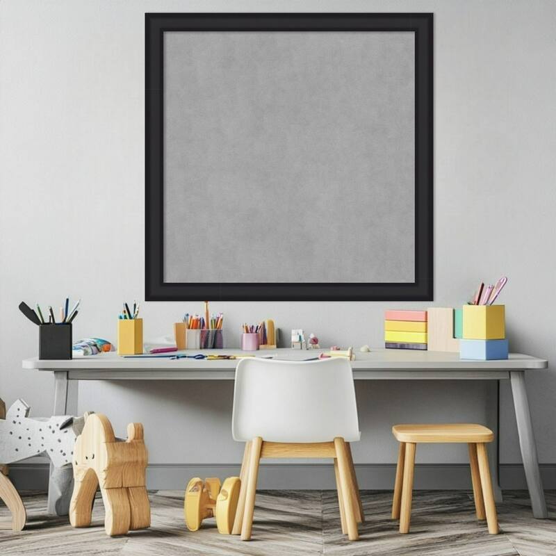 Amanti Art Oliver Black Narrow Framed