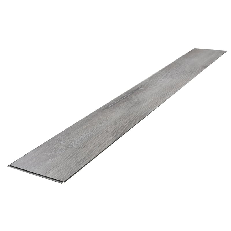 Pike 6x48 Hickory Grey SPC Matte Wood Look Plank Vinyl Tile - Floor & Wall - Large Format