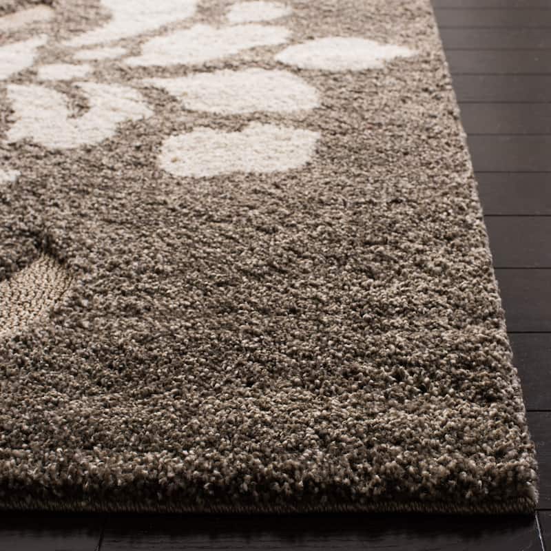 SAFAVIEH Florida Shag Nanny Floral Scroll 1.2-inch Thick Rug