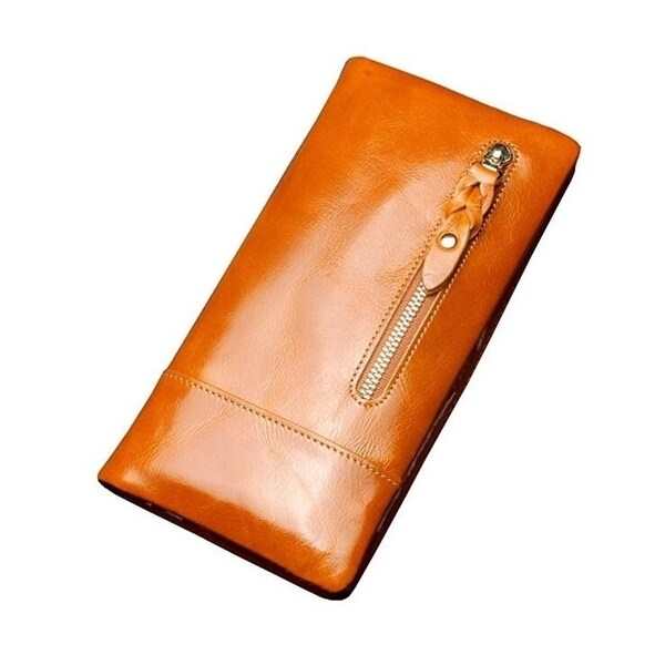 Shop Women&#39;s Durable Bifold Purse Leather Large Capacity Clutch Wallet - Free Shipping On Orders ...