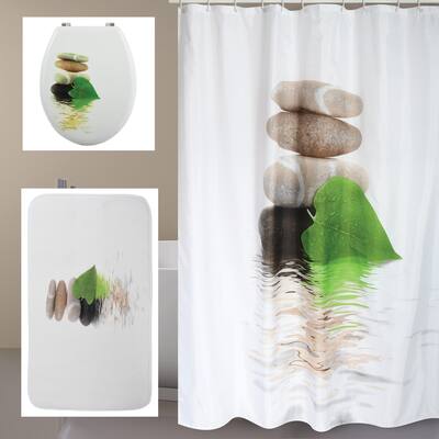 3-Piece Bathroom Decor Set MSV France Lingga