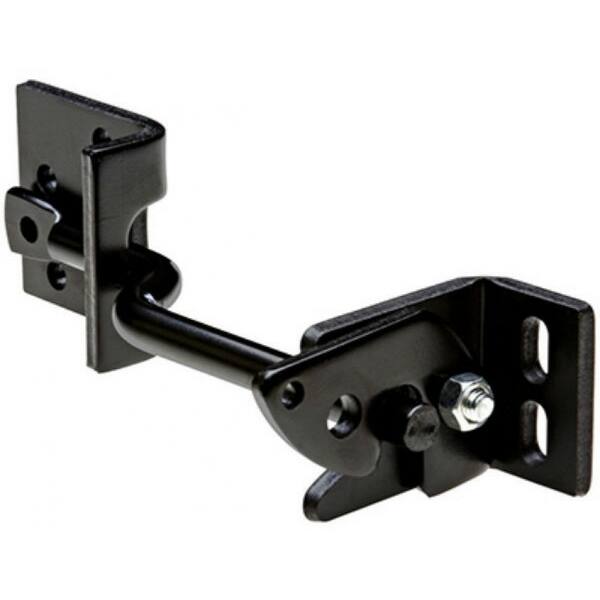 Shop National Hardware N101 394 Adjust O Matic Heavy Duty Gate Latch Black 8 Overstock 27644027