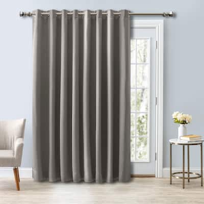 Ultimate Blackout Grommet Top Patio Curtain Panel - 112 Wide
