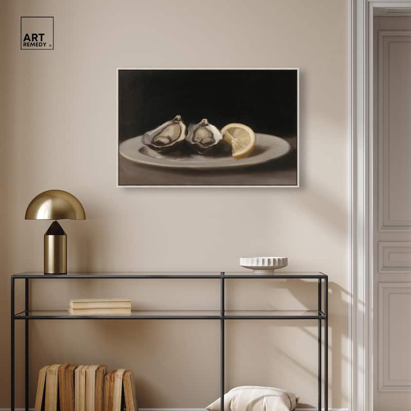 Manet's Oysters Canvas by Art Remedy