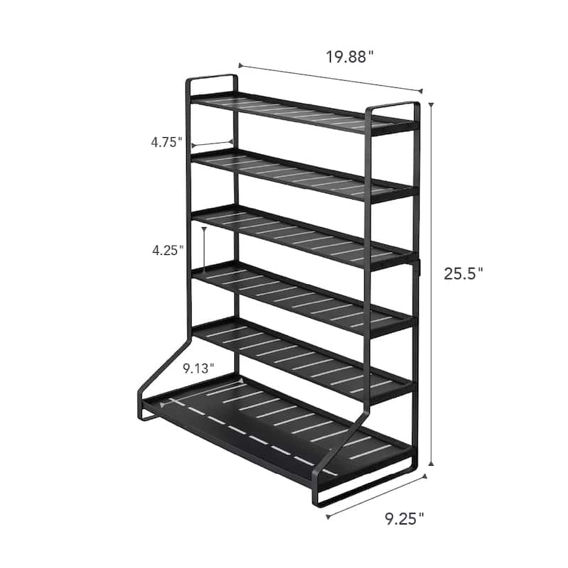 Yamazaki Home Kids' Parking Garage, Steel - L 9.45 x W 20.08 x H 25.59 inches