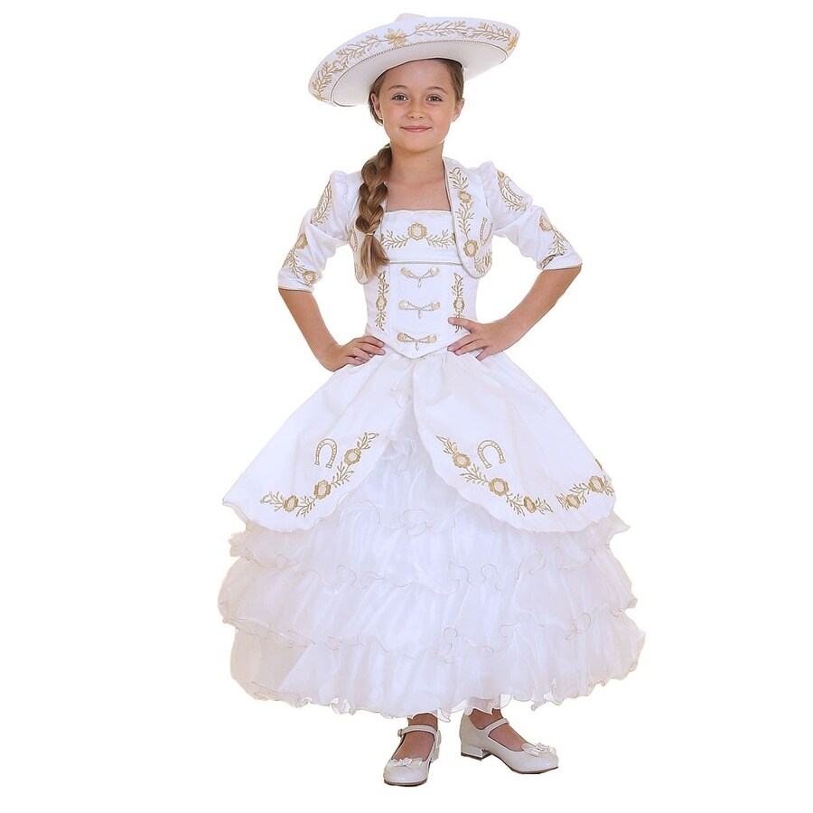 white mariachi outfit