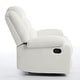 preview thumbnail 60 of 101, Overstuffed Cotton Corduroy Manual Pushback Recliner with Wide Armrest