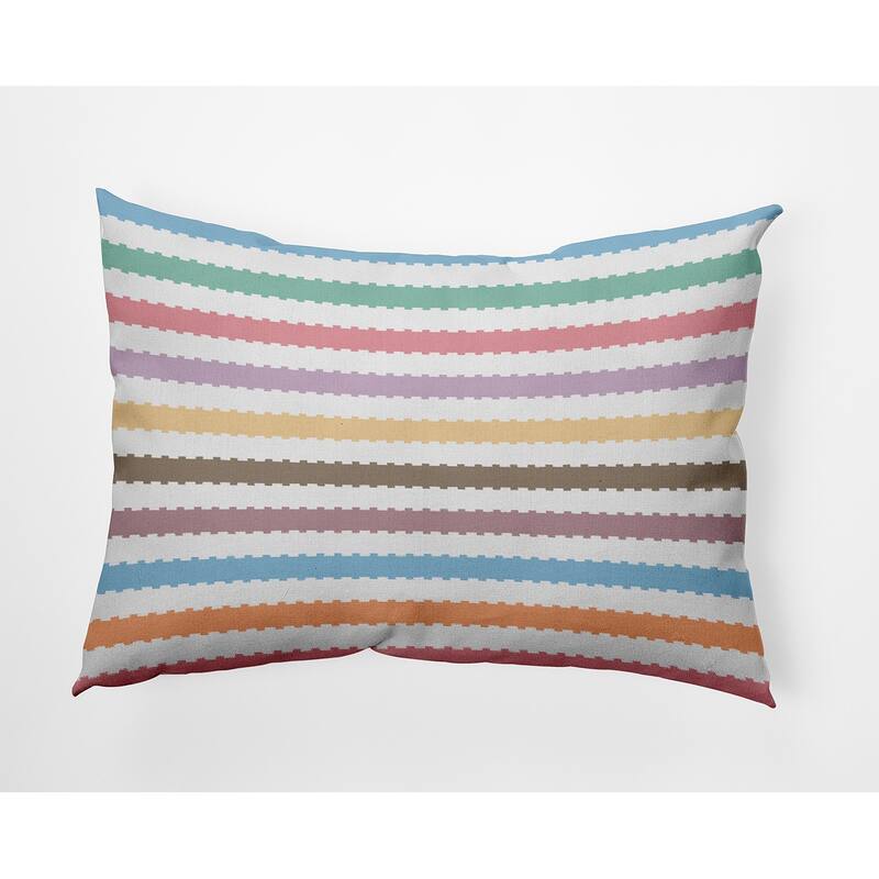 Zippy Stripe Decorative Throw Pillow - Spring Green - 14" x 20"
