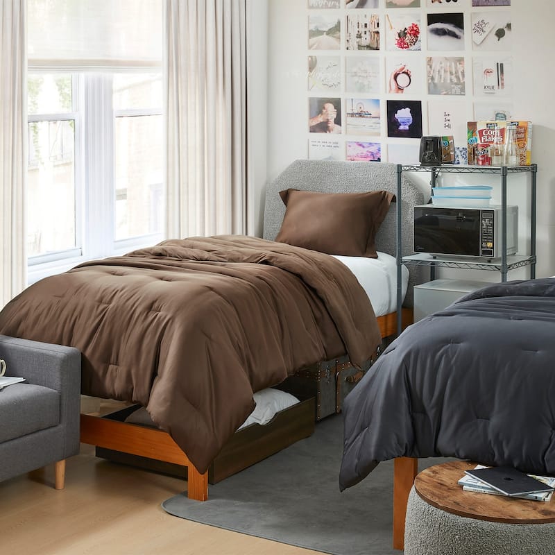 Cold Pandas Knitting - Coma Inducer® Oversized Comforter Set - Rose Quartz - Twin XL - Dark Terrain