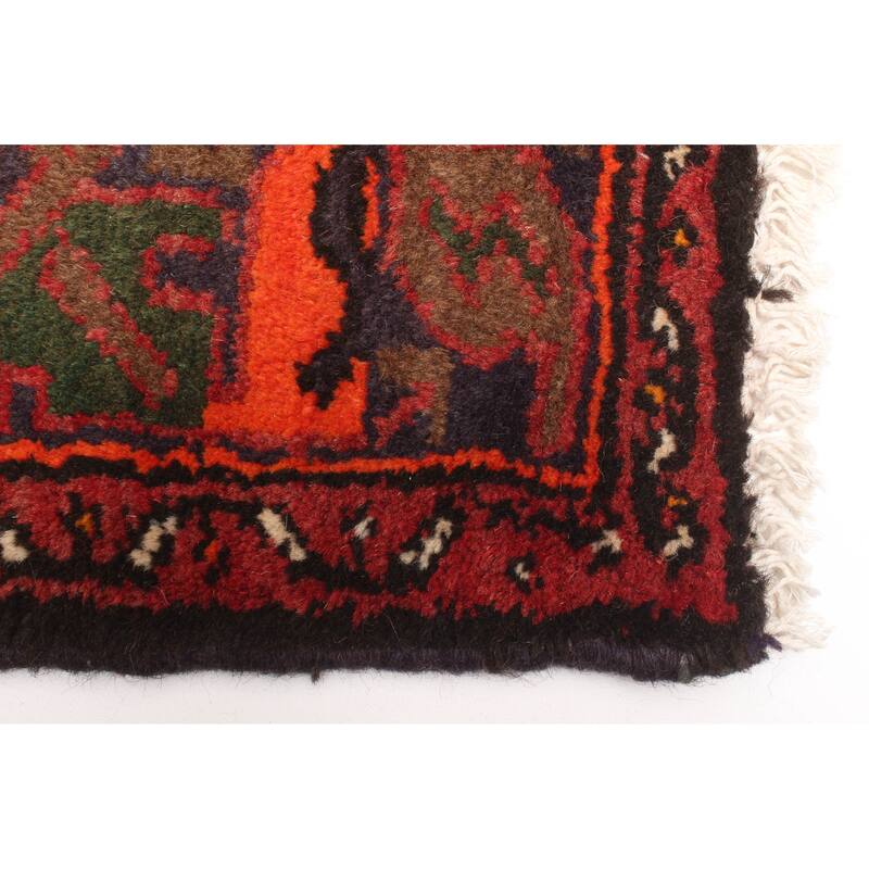 ECARPETGALLERY Hand-knotted Andelz Red Wool Rug - 4'2 x 6'3