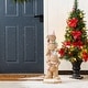 preview thumbnail 14 of 18, Glitzhome 29"H Christmas Stacked Gingerbread Man Porch Decor - 29"