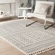 preview thumbnail 8 of 12, nuLOOM Tribal Geometric Trellis Area Rug with Tassel