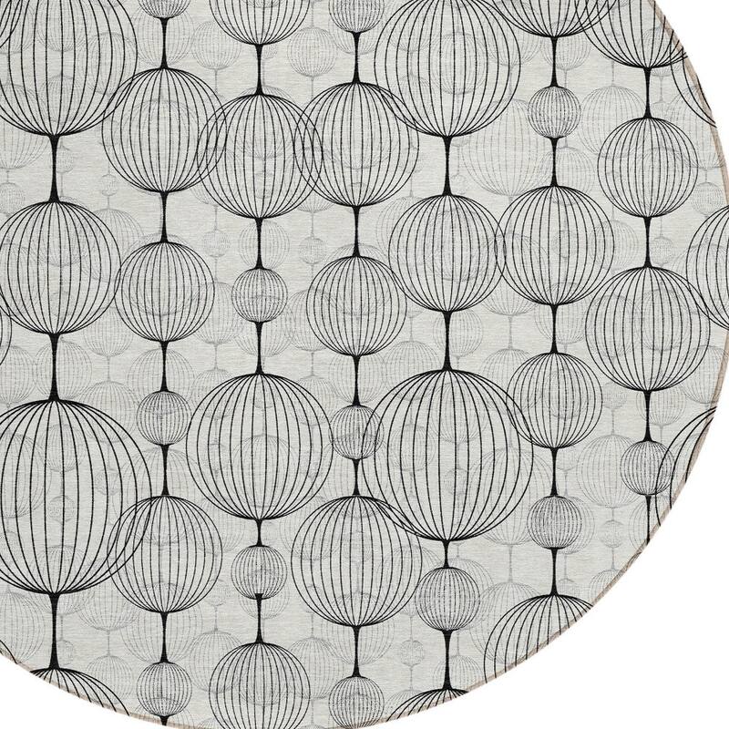 HomeRoots Geometric Transitional Rectangle Outdoor Rug
