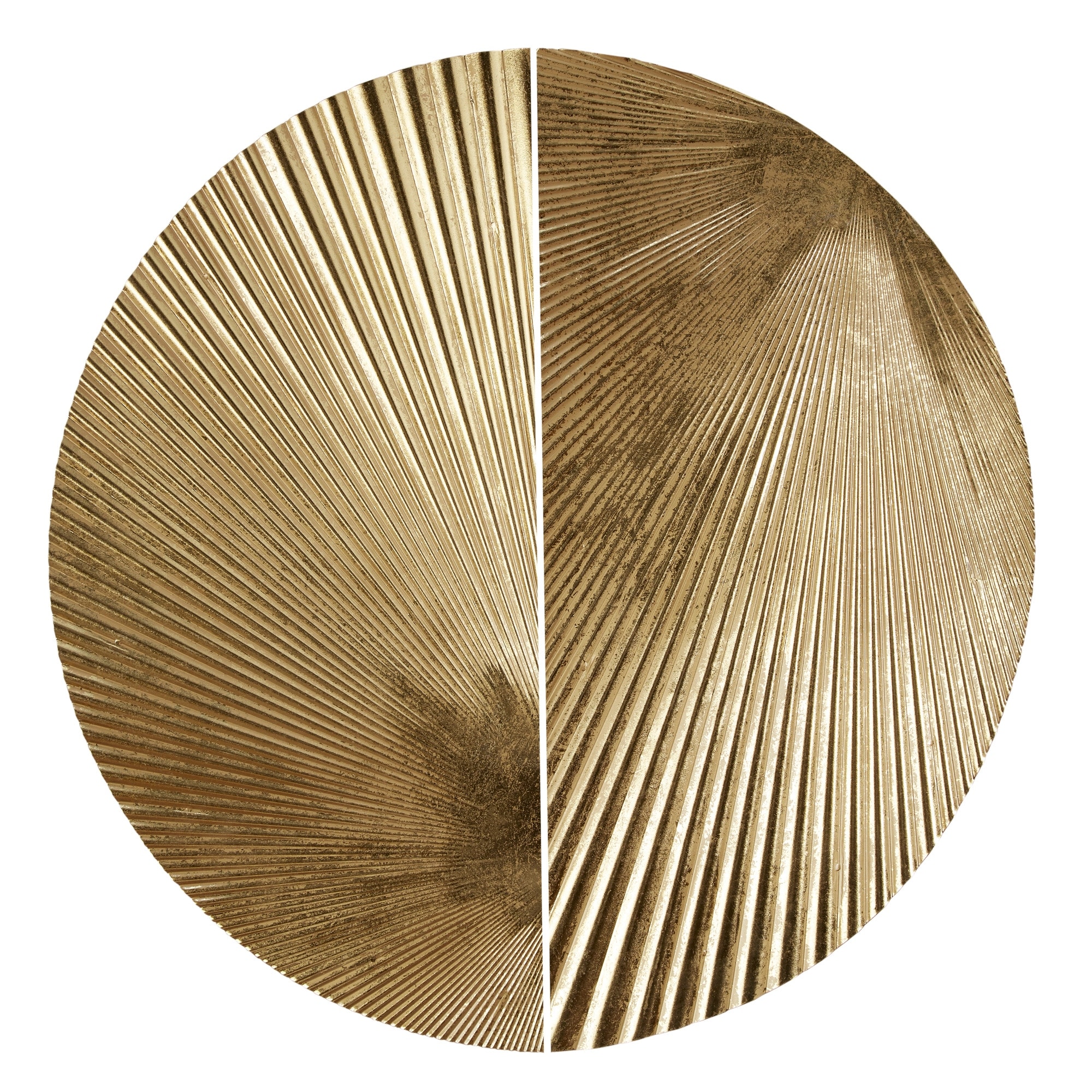 Madison Park Radiant Half-moon 2-piece Metal Wall Decor Set