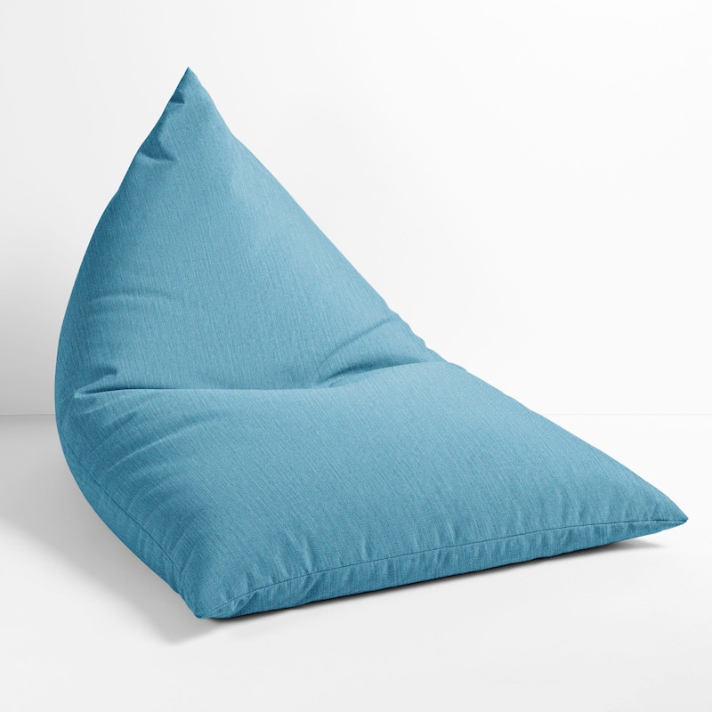 Sorra Home Sunbrella Outdoor Bean Lounger - 54 in W x 38 in W x 21 in H