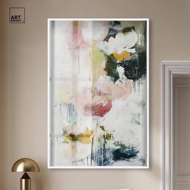 Dripping Colors IV Shadowbox by Art Remedy