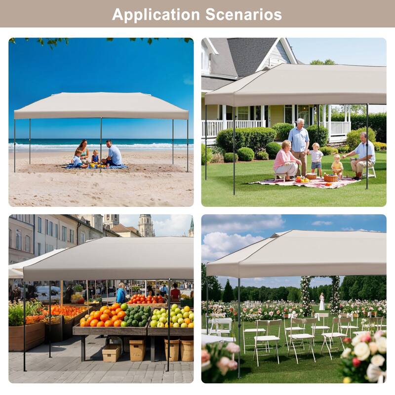 10x20 Pop Up Canopy with Sidewalls