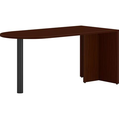 HON Mod HLPLPEN6630 Mahogany Peninsula Desk