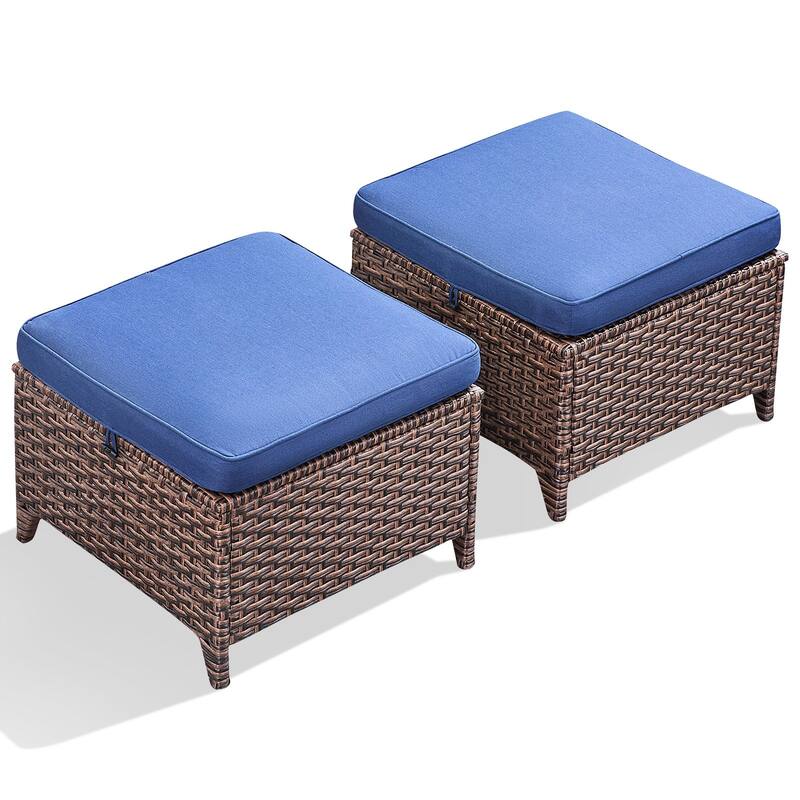 Pocassy Outdoor Sofa with Patio Chairs Funiture Set
