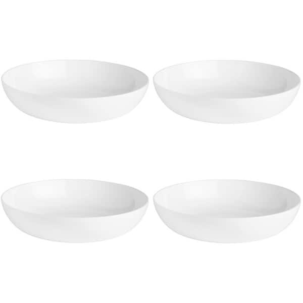 Nevaeh White by Fitz and Floyd Pasta Dinner Bowl, Set of 4 - N/A