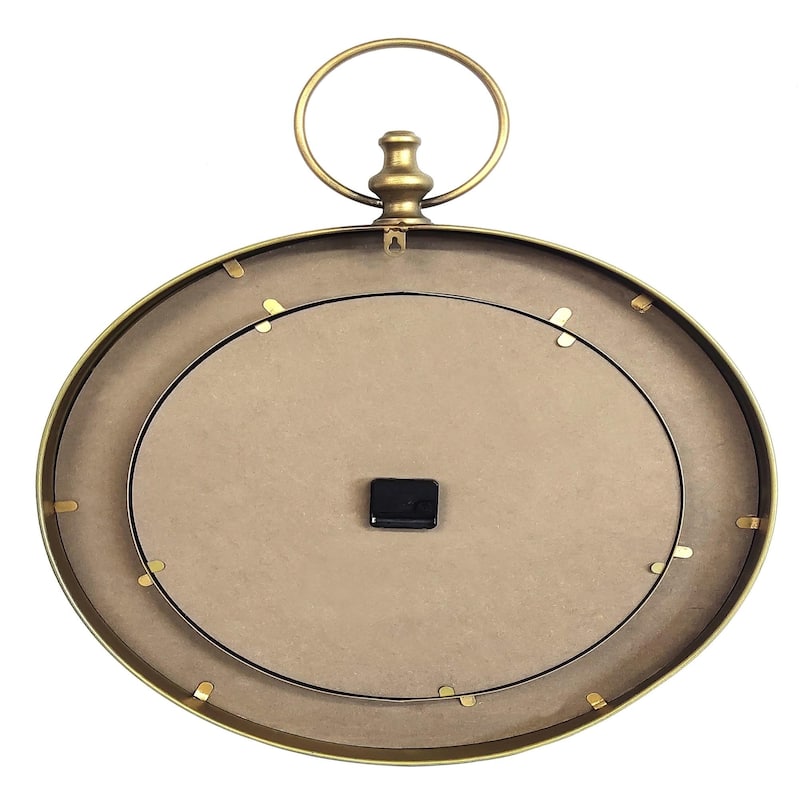 Pocket Watch Style Metal Wall Clock - 31*23.5*2.3