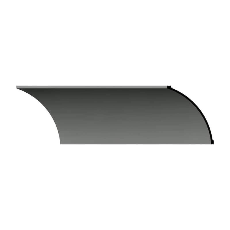18 1/2"H x 14 5/8"P x 23 1/2"F x 47"L Fox Crown Moulding - 1-Pack