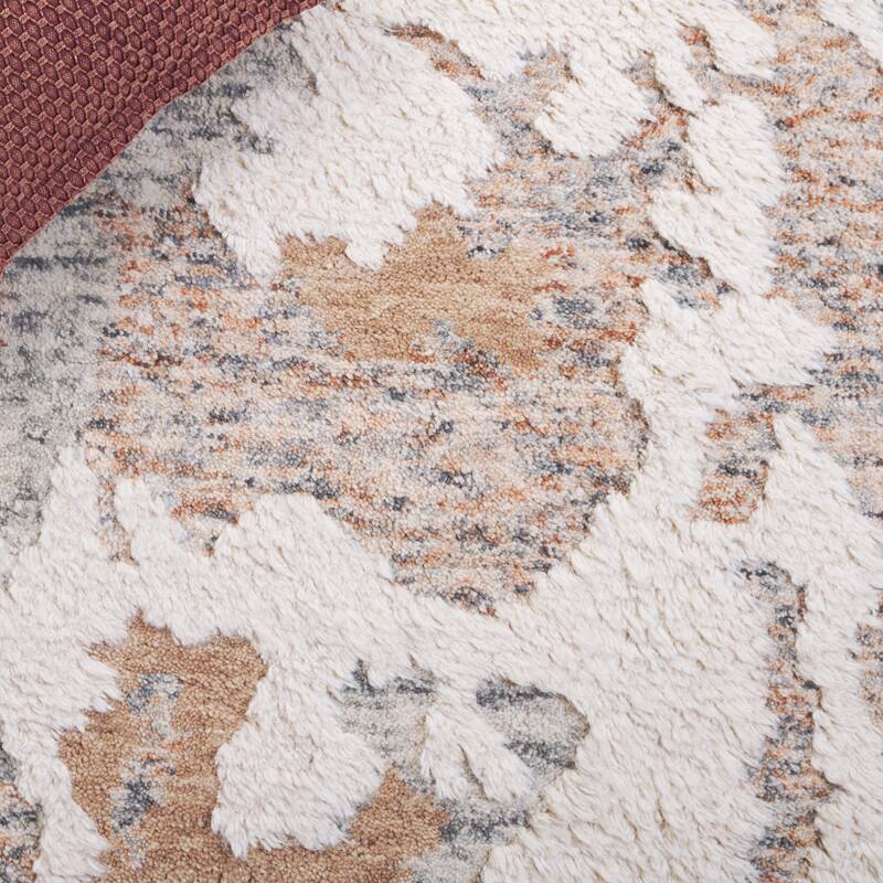 SAFAVIEH Handmade Casablanca Shag Gazsi Wool High-Low Pile Rug