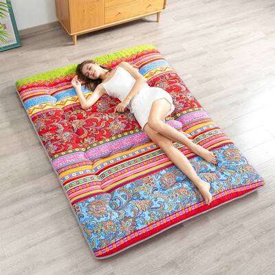 Boho Floor Mattress, Japanese Style Futon Mattress Camping Mattress