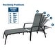 preview thumbnail 4 of 24, COSCO Outdoor Aluminum Chaise Lounge Chair (Set of 2) - N/A