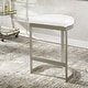preview thumbnail 1 of 5, Uttermost 23687 Ivanna 18" Wide Counter Stool White