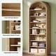 preview thumbnail 22 of 21, 78.7" Tall Modern Arched Bookcase
