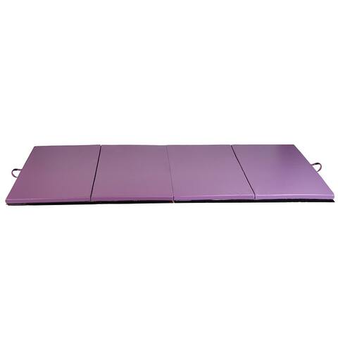 10' x 4' x 2" Gymnastics Mat Folding Non-Slip Exercise Mat