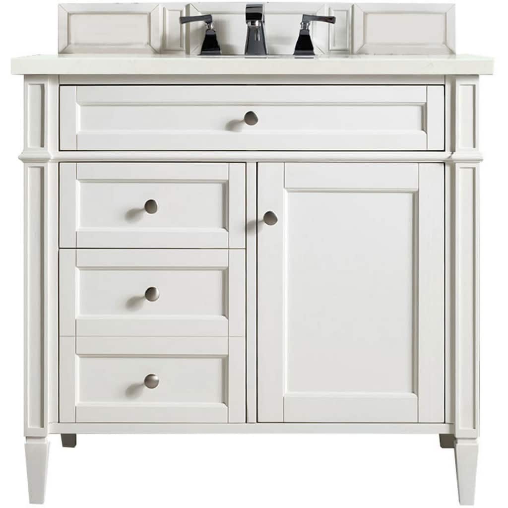 James Martin Vanities 655-V36-3EMR Brittany 36" Single Basin Poplar