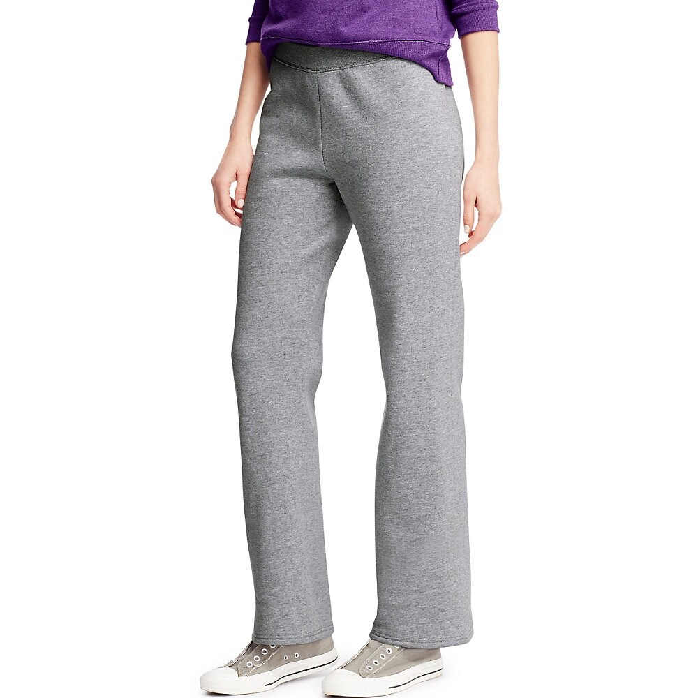 hanes women's fleece sweatpants with cinched ankle