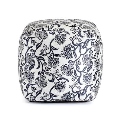 Jani Chamonix Indoor/Outdoor 18" x 18" Square Pouf Ottoman