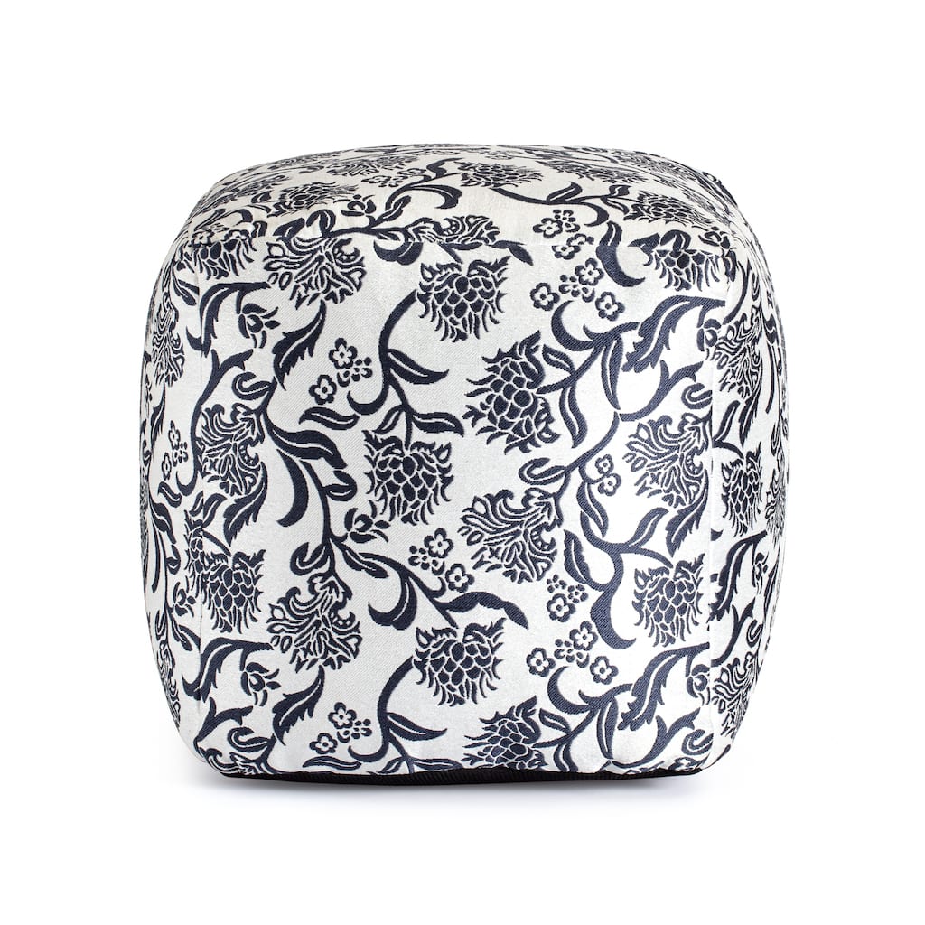 Jani Chamonix Indoor/Outdoor 18" x 18" Square Pouf Ottoman