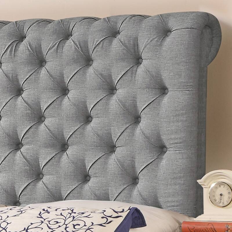 Vesta Chesterfield Tufted Upholstered Low Profile Standard Bed By Moser Bay