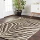 preview thumbnail 2 of 8, Alexander Home Zawadi Moroccan Zebra Wool Area Rug