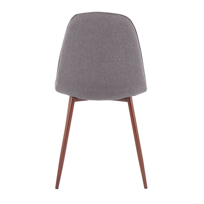 Pebble Mid-Century Modern Upholstered Accent / Dining Chair (Set of 2)